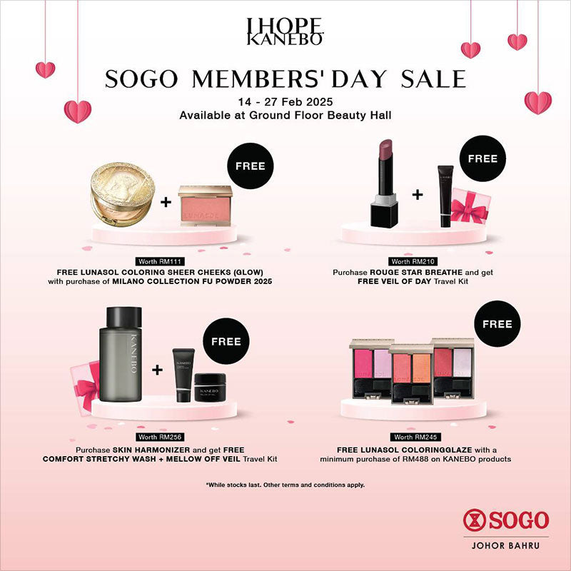 I Hope Kanebo SOGO Members' Day Sale