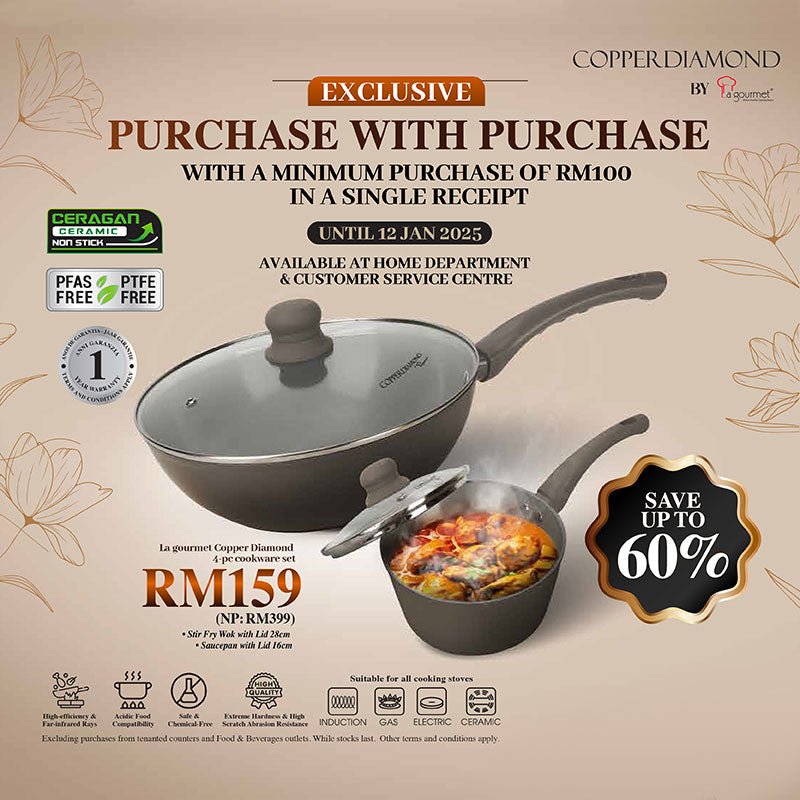 Copper Diamond By La Gourmet PWP Promotion